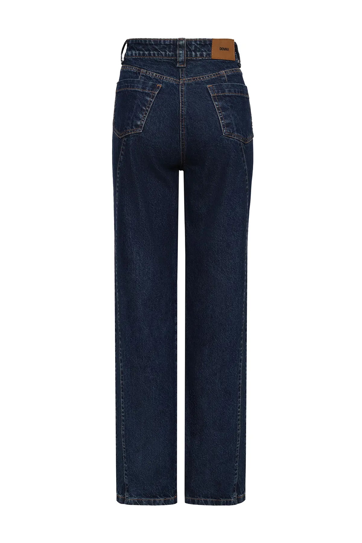 DENNIS Long Relaxed Straight Mid-Rise Jean