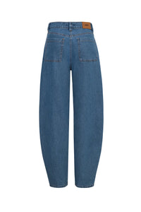 DENNIS Long Relaxed Straight Mid-Rise Jean