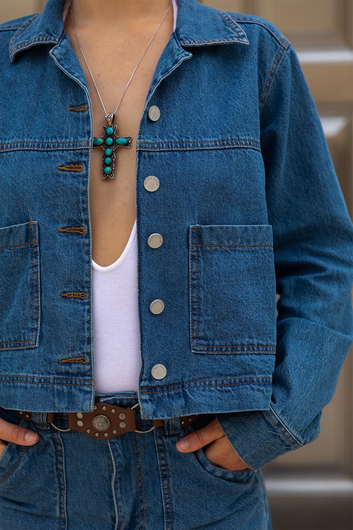 LOLA Denim Jacket Medium Blue