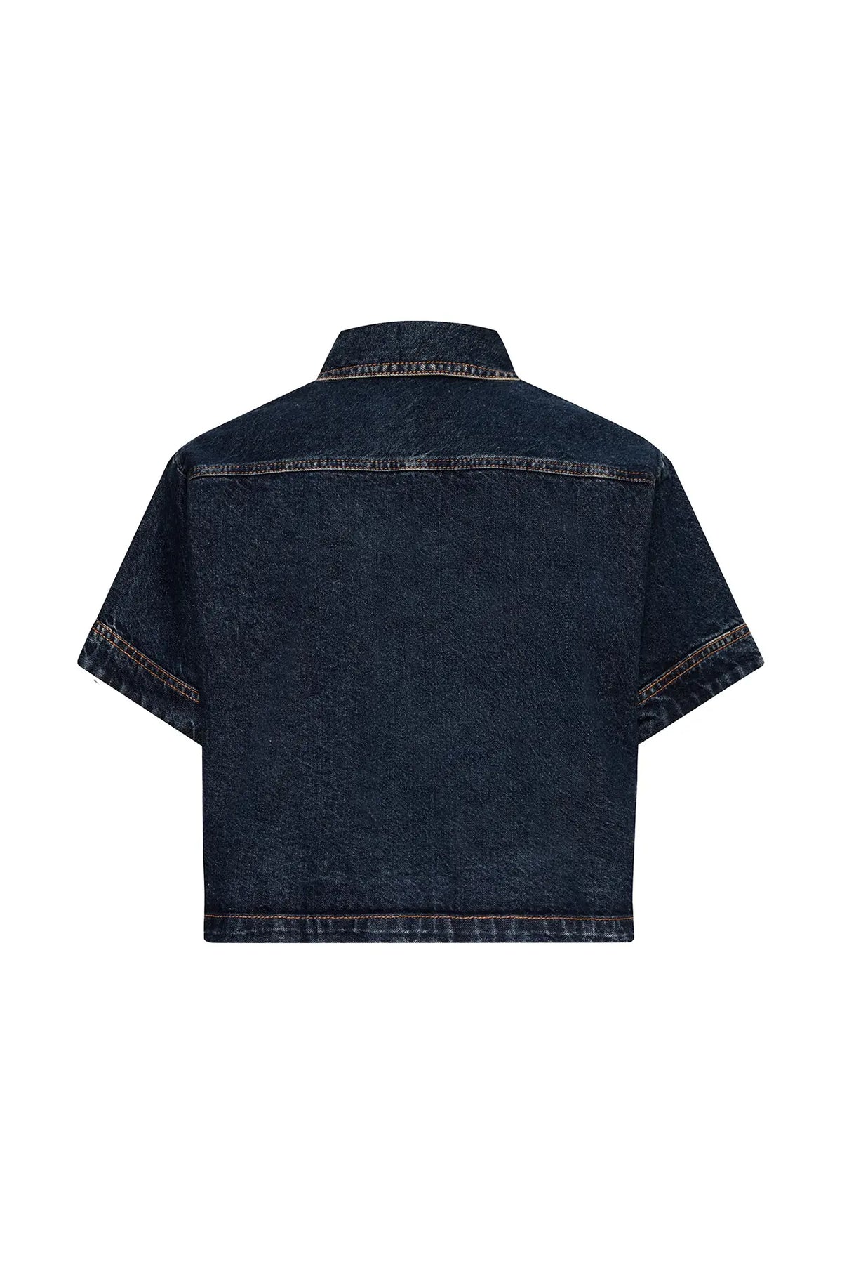DENNIS Denim Blouse Dark Blue