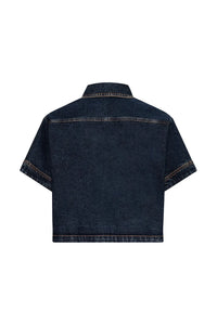 DENNIS Denim Blouse Dark Blue