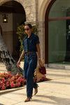 DENNIS Denim Blouse Dark Blue