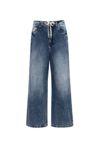 The DALAS Drawstring Faded Trouser