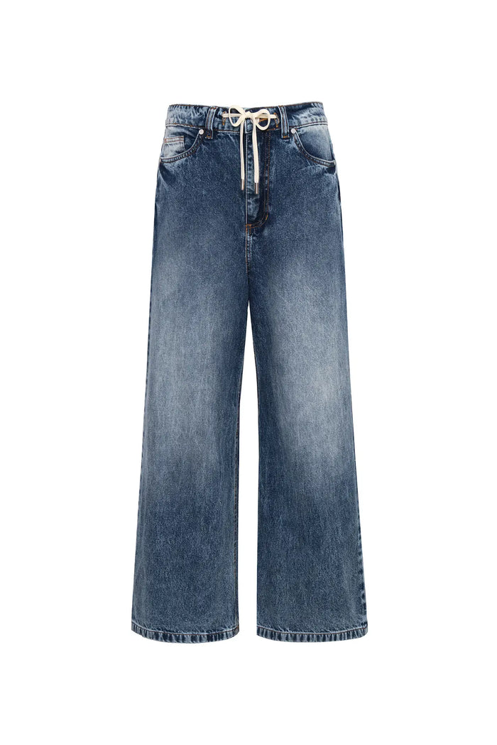 The DALAS Drawstring Faded Trouser